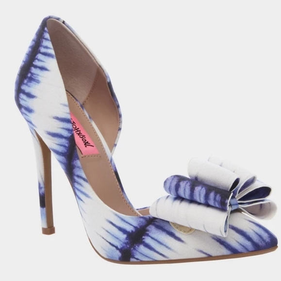 Betsey Johnson Shoes - Betsey Johnson PRINCE-P BLUE MULTI Pump
